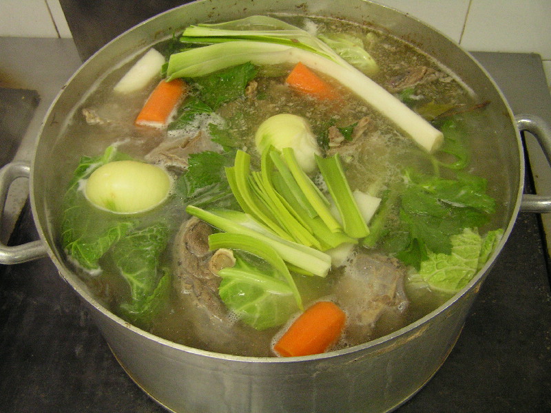 Pot au feu de chèvre